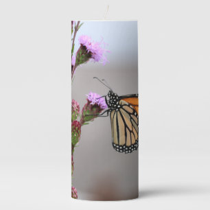 Monarch Pillar Candle