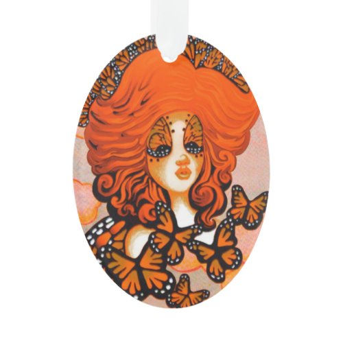 Monarch Queen Butterfly Fairy Ornament
