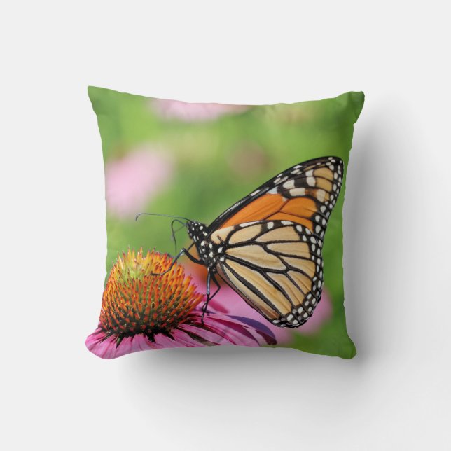 Monarch  throw pillow (Front)