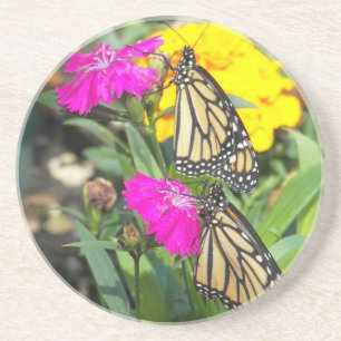 Monarch Twins #2-coaster Sandstone Coaster