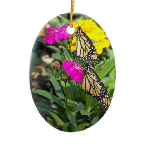 Monarch Twins #2-oval ornament