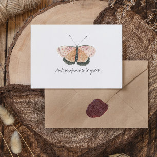 Monarch Vintage Watercolor Butterfly Postcard