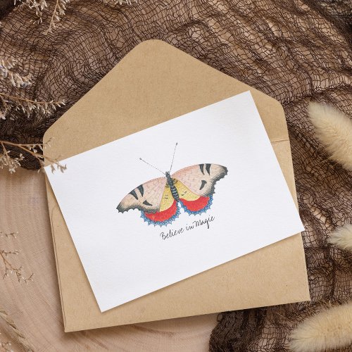 Monarch Vintage Watercolor Butterfly  Postcard