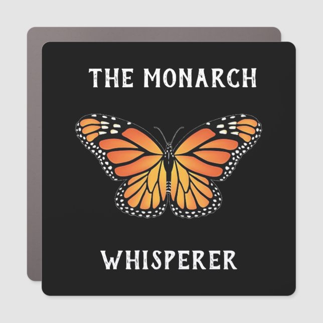  Monarch Whisperer car magnet (Front)