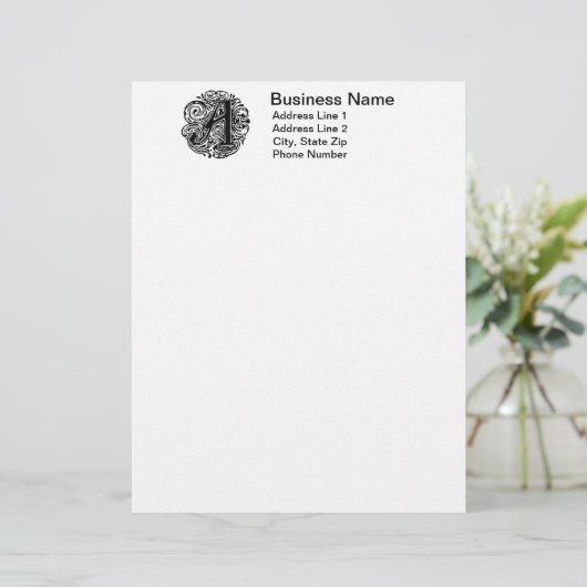 Monarchia "A" Letterhead (Standing Front)