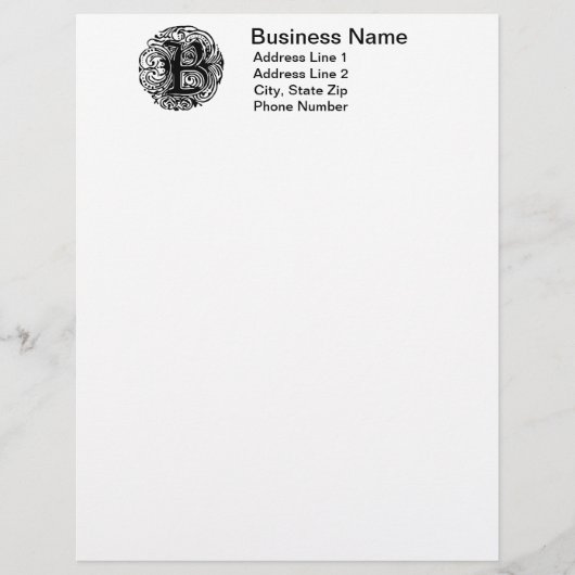 Monarchia "B" Letterhead (Front)