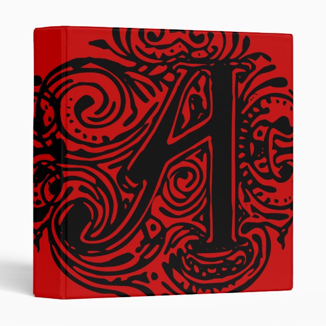 Monarchia Black  "A" Binder (Front/Spine)