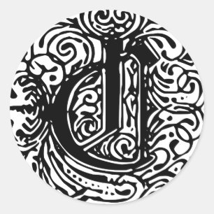 Monarchia "C" Classic Round Sticker