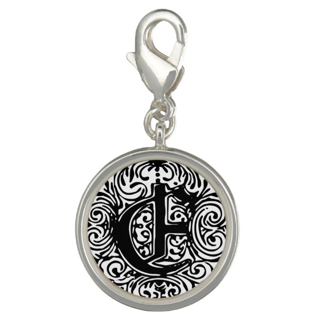 Monarchia "E" Round Charm (Front)