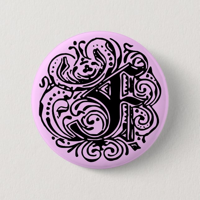 Monarchia "F" Pinback Button (Front)
