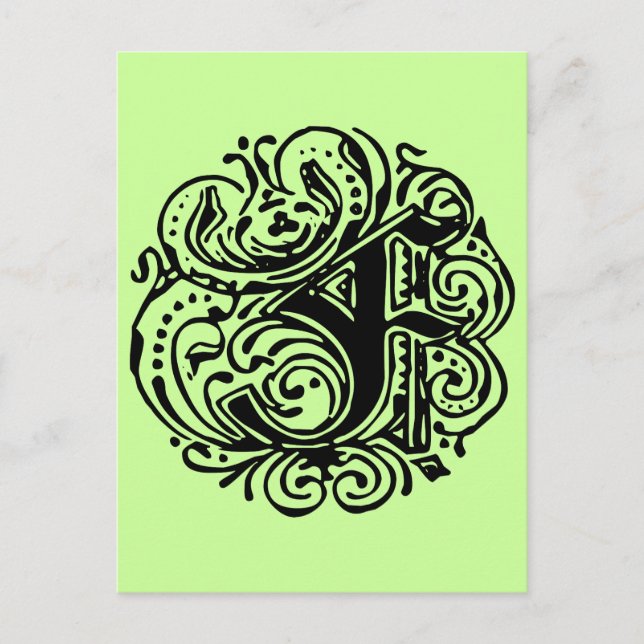 Monarchia "F" Postcard (Front)