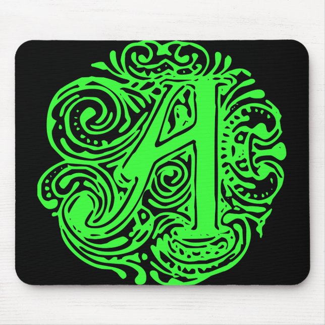 Monarchia Green  "A" Mouse Pad (Front)