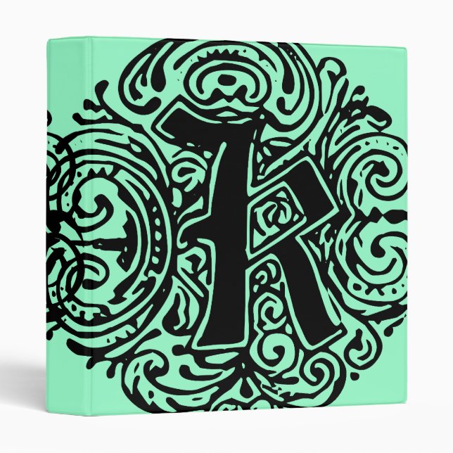 Monarchia "K" 3 Ring Binder (Front/Spine)