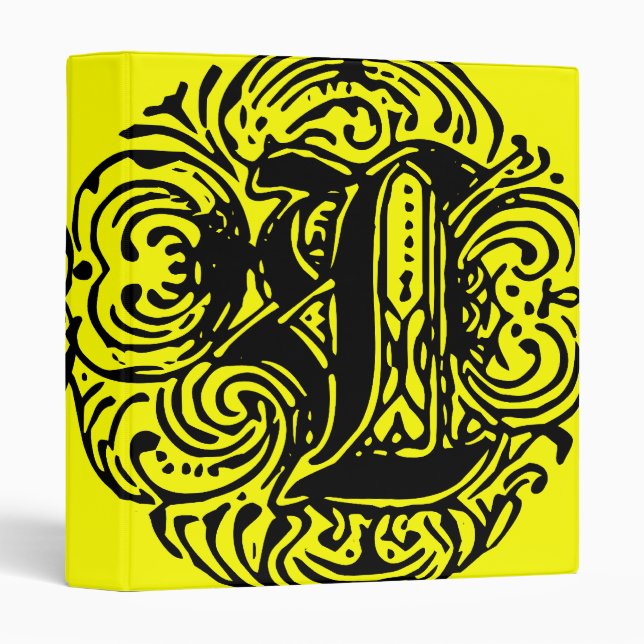 Monarchia "L" 3 Ring Binder (Front/Spine)