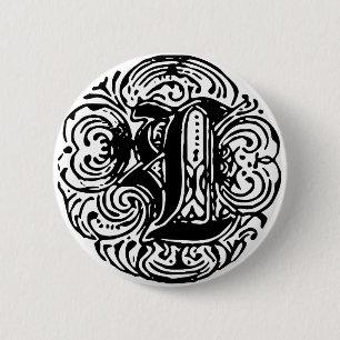 Monarchia "L" Pinback Button