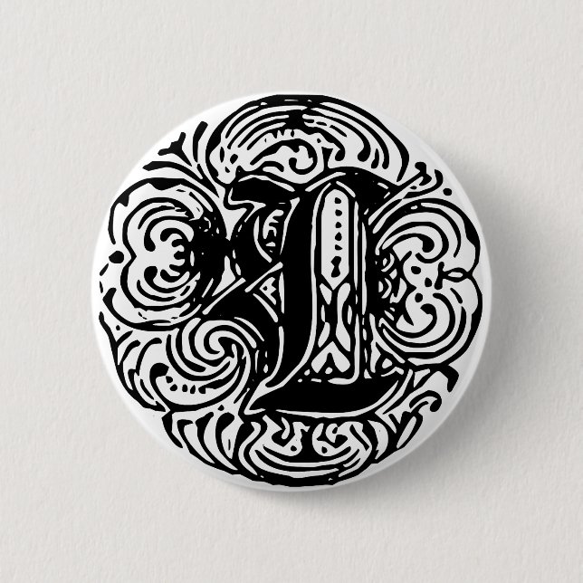 Monarchia "L" Pinback Button (Front)