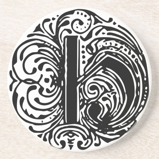 Monarchia Letter "H" Drink Coaster (Front)