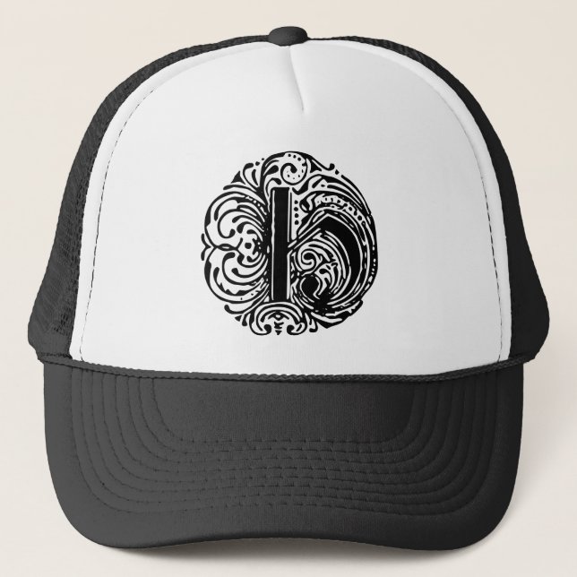 Monarchia Letter "H" Trucker Hat (Front)