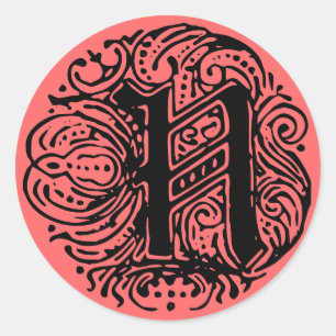 Monarchia "N" Classic Round Sticker