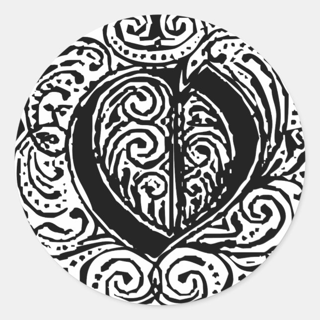 Monarchia "O" Classic Round Sticker (Front)