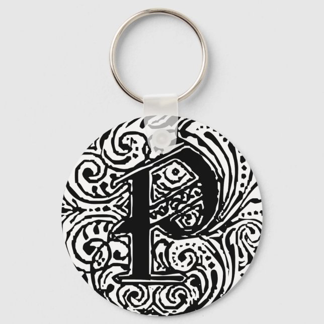 Monarchia "P" Keychain (Front)