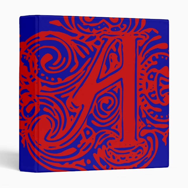 Monarchia Red  "A" Binder (Front/Spine)