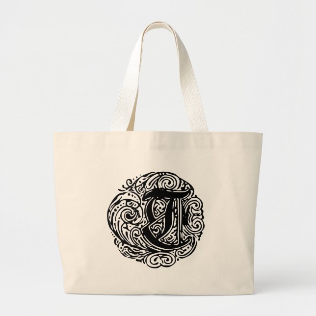 Monarchia "T" Large Tote Bag (Front)