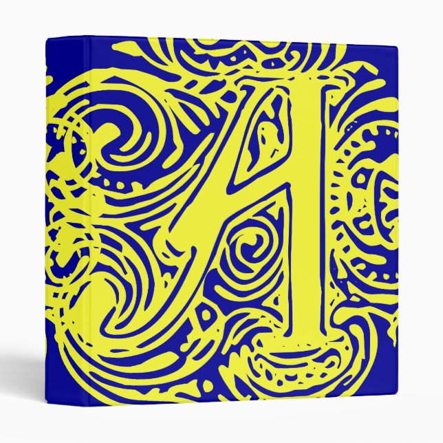 Monarchia Yellow  "A" Binder (Front/Spine)