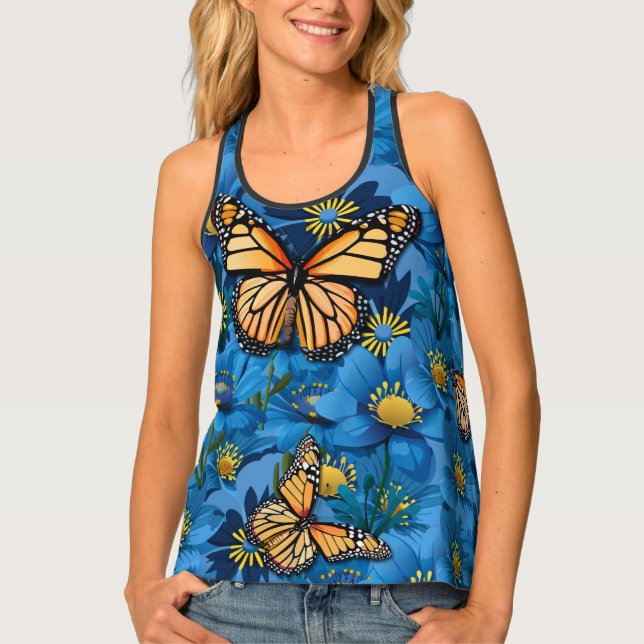 "Monarchs"  Tank Top (Front)