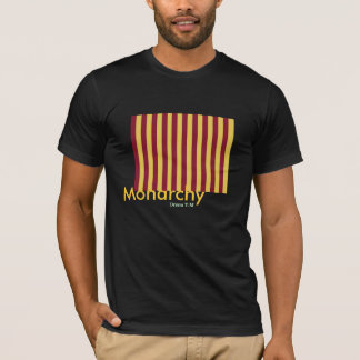 Monarchy concept line - T- shirt