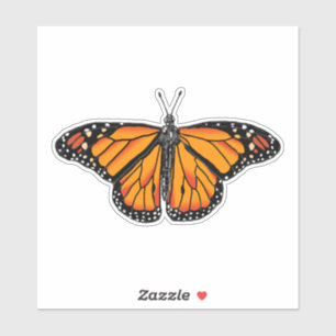 Monard butterfly sticker