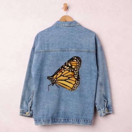 Monarh Butterfly Denim Jacket