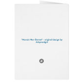 "Mona's New Bonnet" Cards (Back)