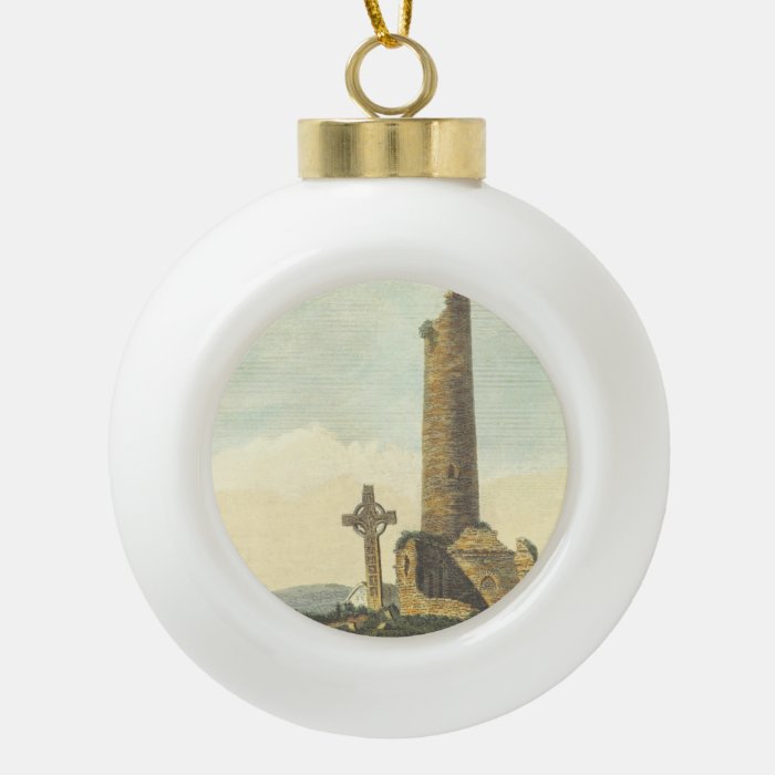 Monasterboice Church Tower Co Louth Ireland 1833 Ornaments