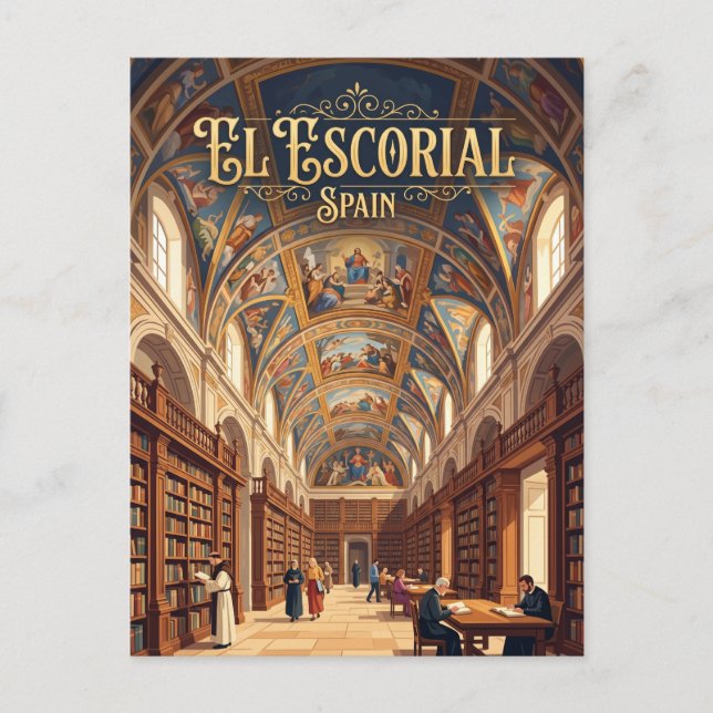 Monasterio de El Escorial Spain Postcard (Front)