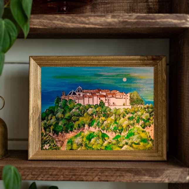 Monasterio de San Miguel Painting by Alfred Fox Canvas Print (Not Actual Size)