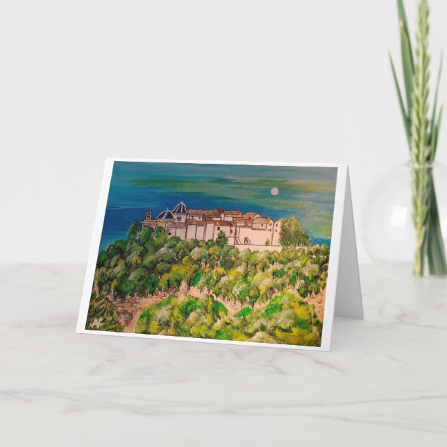 Monasterio de San Miguel Painting by Alfred Fox Card (Front)