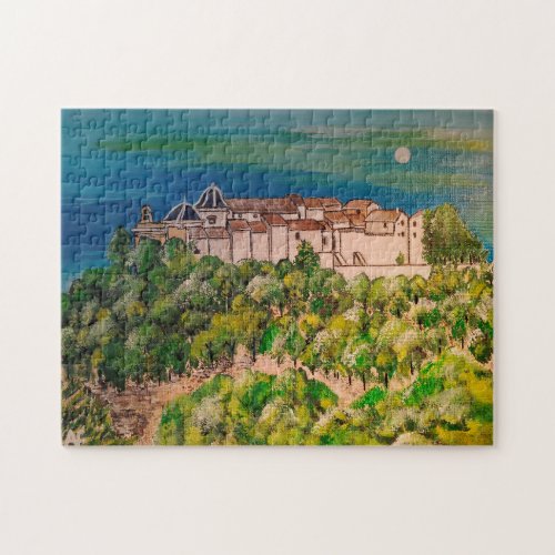 Monasterio de San Miguel Painting by Alfred Fox Jigsaw Puzzle