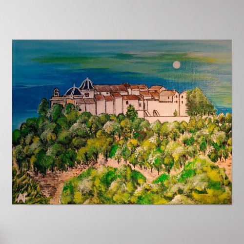 Monasterio de San Miguel Painting by Alfred Fox Poster