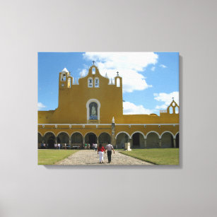 Monastery at Izamal, Yucatán / Mexico Canvas Print