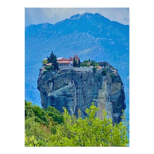 Monastery in Meteora Greece Photo Print