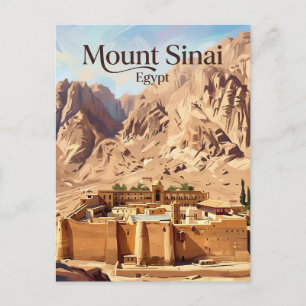 Monastery of Saint Catherine Egypt Postcard