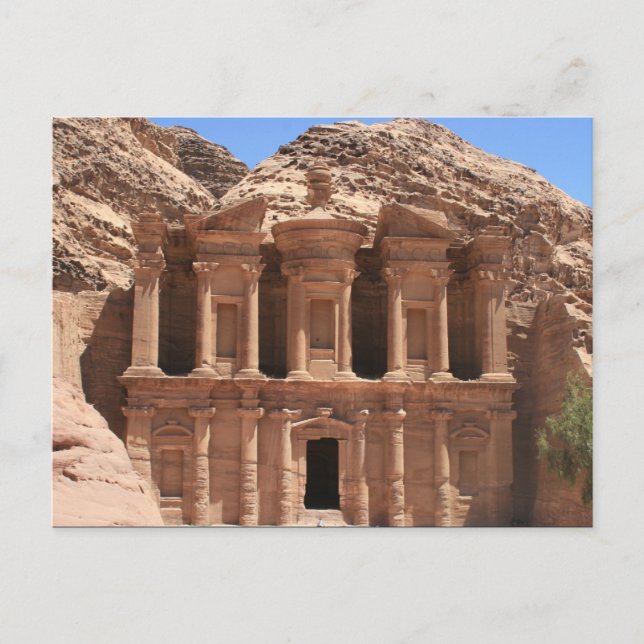 monastery petra front postcard (Front)