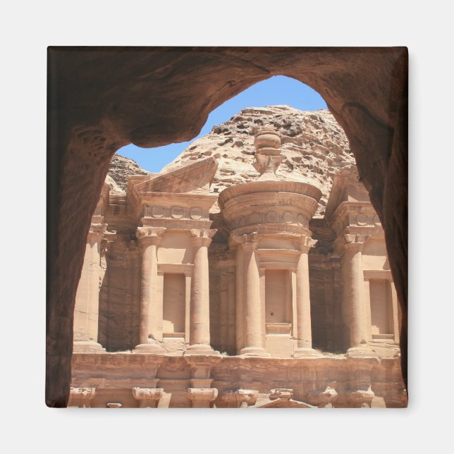 monastery petra magnet (Front)