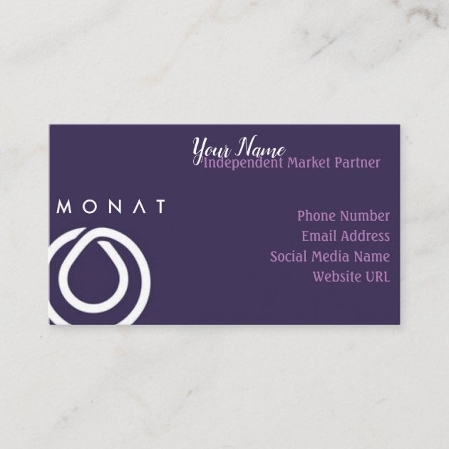 Monat Thank You Card  Printable Greeting Card  Personalized for Independent Market Partners