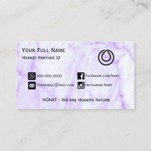 Monat Market Partner Benefits, Monat Vip Program Card, Purple Monat Info  Card , Monat Program,printable, 4x6 