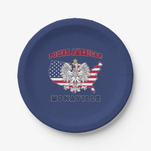 Monaville Texas Polish American Paper Plates