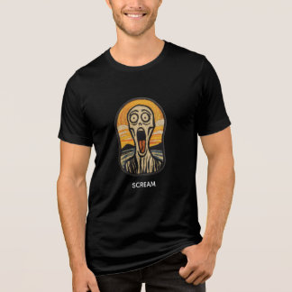 MONCH THE SCREAM T-Shirt Tri-Blend Shirt