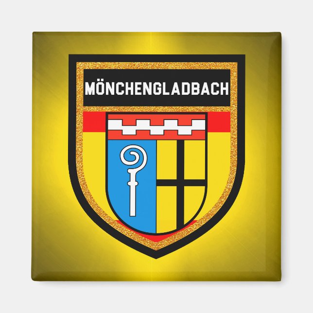 Mönchengladbach Flag Magnet (Front)