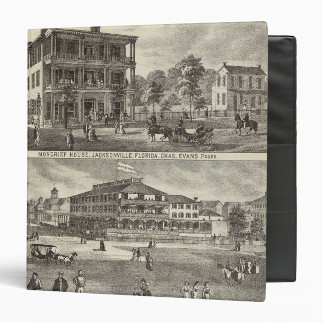 Moncrief House, Jacksonville 3 Ring Binder (Front/Inside)